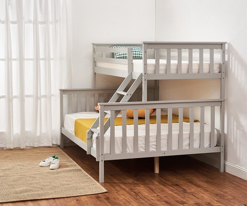 Single triple bunk bed with - bunk,