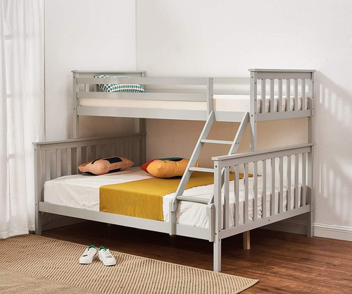 Bunk bed single over double - bed,