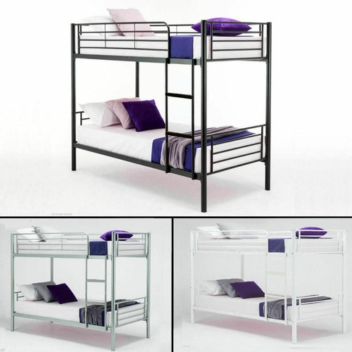 Metal bunk bed - bed, 3ft