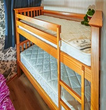 solid wood 3' bunk beds with
