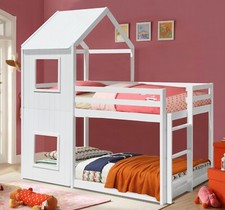 3ft House Bunk Bed in Grey