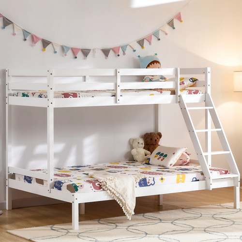 Solid pine triple bunk - pine,